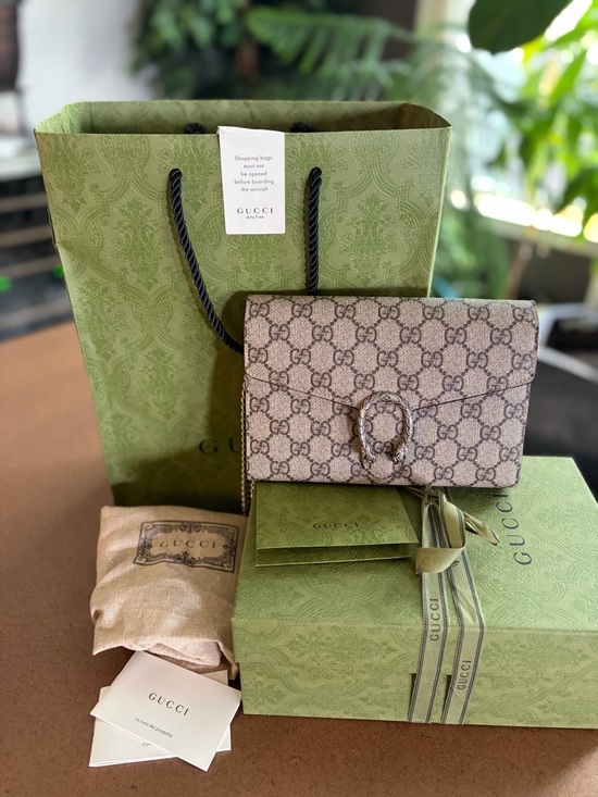 Gucci Handbags - Gucci Beige/Tan Dionysus Wallet on Chain SOLD OUT ONLINE